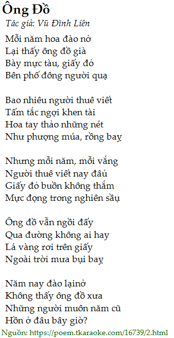 Loi bai tho Ong Do (Vu Dinh Lien)